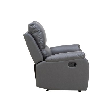 Кресло мягкое раскладное с реклайнером Signal Spencer 1 Skora Серый SPENCER1SSSZ фото - 4