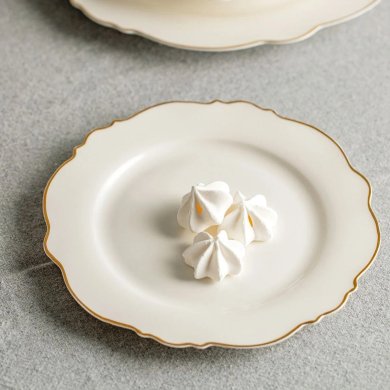 Десертна тарілка Homla ELORIA 21 см Білий 242258 фото - 5