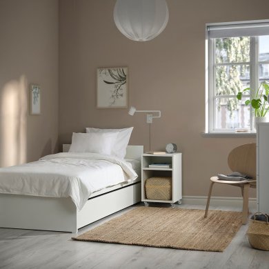 IKEA Раскладная кровать VIHALS 90x200 см Белый (ИКЕА ВИХАЛС) 69582034 фото - 2