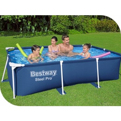 Каркасний басейн Bestway 56403 STEEL PRO 259х170х61 см Синій - 4 Каркасний басейн Bestway 56403 STEEL PRO 259х170х61 см Синій BES56403 фото - 4