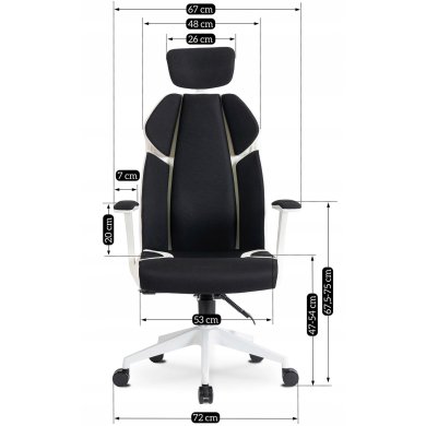 Офісне крісло Mebel Elit DUNCAN Чорний ME.DUNCAN/B/T/FO фото - 14