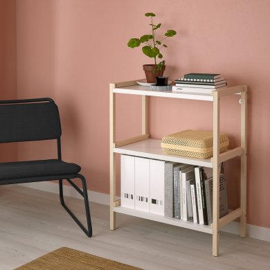 IKEA Стеллаж EKENABBEN Белый (ИКЕА ЭКЕНАББЕН) 10487816 фото - 14