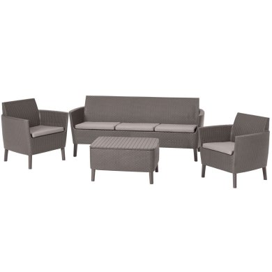 Садовый диван Keter SALEMO 3 Капучино 244094 фото - 2