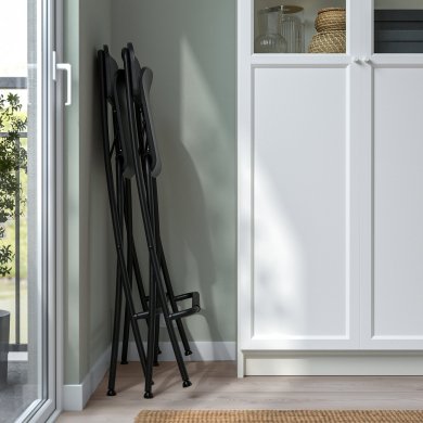 IKEA Барний стілець складаний FRANKLIN Чорний (ИКЕА ФРАНКЛИН) 50406465 фото - 21