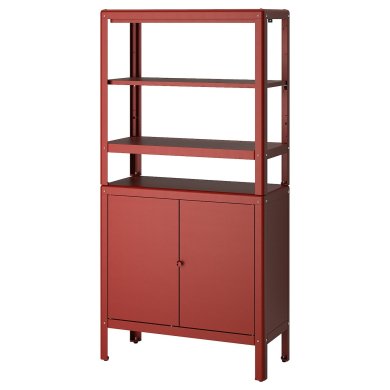 IKEA Стеллаж KOLBJORN Красный (ИКЕА КОЛБЬЁРН) 89497365