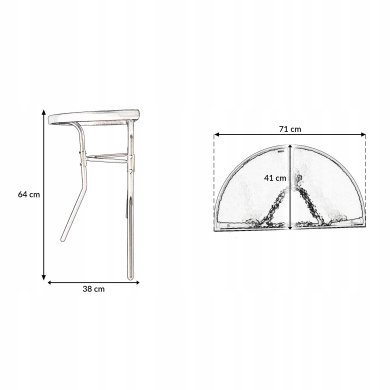 Комплект садових меблів Kontrast LIPARI MINORKA Чорний - 14 Комплект садових меблів Kontrast LIPARI MINORKA Чорний 5.05.21132 фото - 14