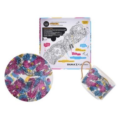 Чашка з блюдцем Duka Street Art Kaglinda | Принт - 2 Чашка з блюдцем Duka Street Art Kaglinda | Принт 2220458 фото - 2