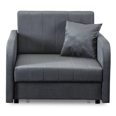 Кресло мягкое раскладное Mebel Elit VERO Welur Серый PPHUE.BASIA1/PAROS6/FW фото - 2