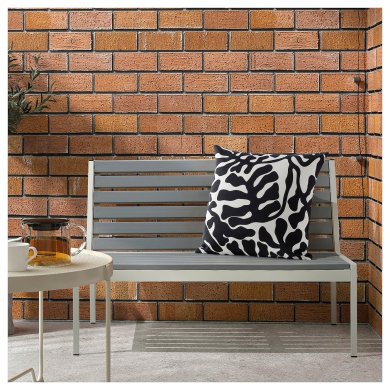 IKEA Декоративна наволочка GRONKNAVEL 50х50 см Чорний (ИКЕА ГРОНКАВЕЛ) 60592278 фото - 2