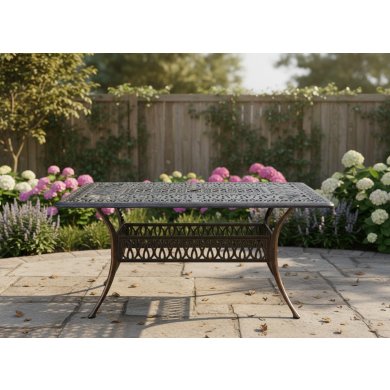 Алюминиевый садовый стол Garden Line HASTINGS Коричневый ATO4089 фото - 4