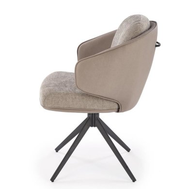 Обідній стілець поворотний Halmar K554 Попелястий V-CH-K/554-KR-POPIELATY фото - 4