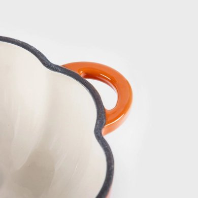 Каструля з кришкою Homla GHOST TOWN 1,5 л Помаранчевий 229724 фото - 4