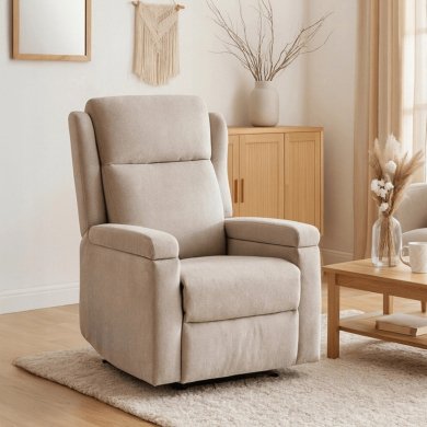 Крісло м'яке розкладне масажне з реклайнером Mebel Elit SEBASTIAN Бежевий ME.SEBASTIAN/BZ/T/FW фото - 10