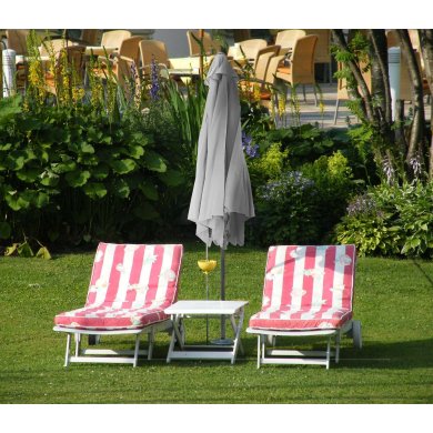 Садова парасоля з чохлом Kontrast ORLANDO 300 см Світло-сірий 5.06.27595 фото - 8