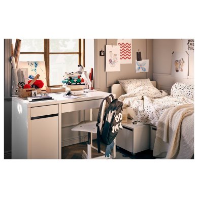 IKEA Письмовий стіл MICKE Білий (ИКЕА МИКЕ) 80213074 фото - 5