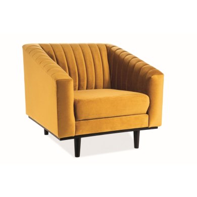 Крісло м'яке Signal Asprey 1 Velvet Каррі ASPREY1VCU68