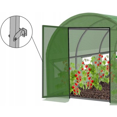 Парник теплиця Garden Line 10x5x2 м Зелений TUN5108 фото - 3