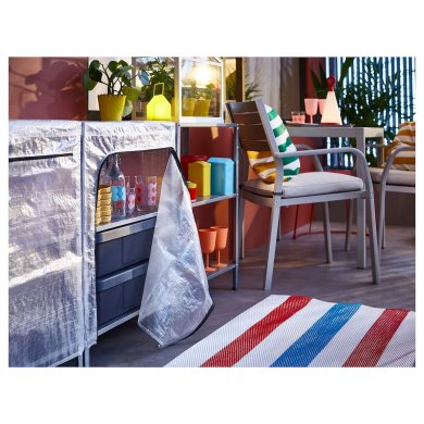 IKEA Стелаж HYLLIS Сріблястий (ИКЕА HYLLIS) 30428326 фото - 6