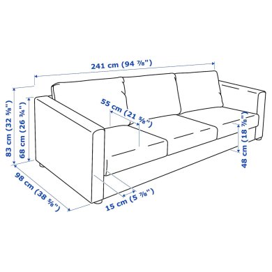 IKEA VIMLE (ИКЕА ВИМЛЕ) 99434400 фото - 2