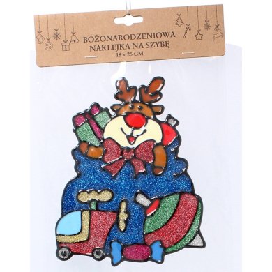 Набор рождественских наклейок Chomik 6 шт Разноцветный LEJ1894 фото - 4