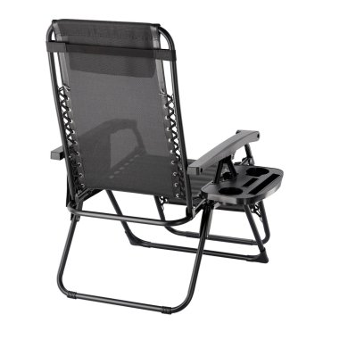Складаний шезлонг Garden Line ZERO GRAVITY Чорний LEZ2589 фото - 6