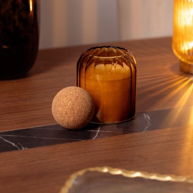 Ароматична свічка Homla PAMEA Vanilla & Amber 310 г Коричневий 230390 фото - 4