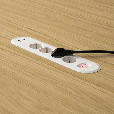 IKEA Письменный стол MITTZON Дуб (ИКЕА МИЦОН) 59530502 фото - 6