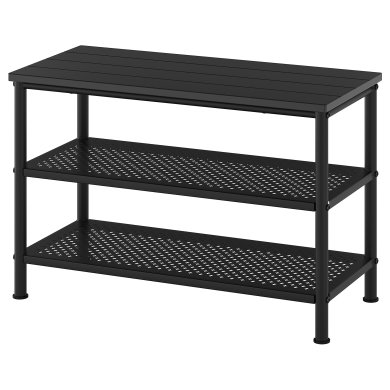 IKEA Скамейка для обуви PINNIG Черный (ИКЕА ПИННИГ) 80329791