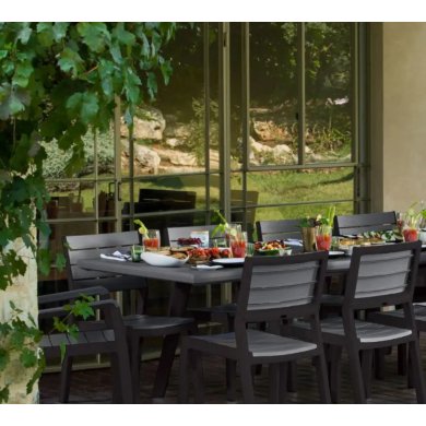 Раскладной садовый стол Keter HARMONY EXTENDABLE Антрацит 255241 фото - 3