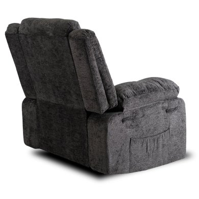 Кресло мягкое раскладное с реклайнером Mebel Elit ARTURO Welur Черный ME.ARTURO/CZ/V/FW фото - 6