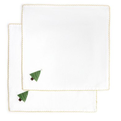 Набір серветок Homla PAIA 40х40 см 2 шт Білий 218362