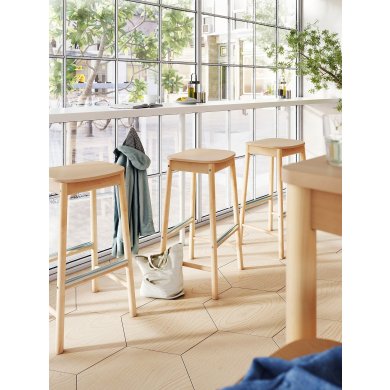 IKEA Барный табурет RONNINGE Дерево (ИКЕА РОННИНГЕ) 90511233 фото - 4