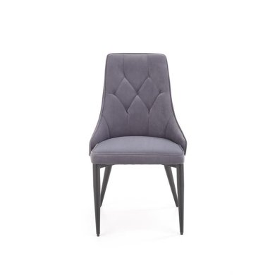 Обеденный стул Halmar K-365 Welur Серый - 2 Обеденный стул Halmar K-365 Welur Серый V-CH-K/365-KR-POPIEL фото - 2