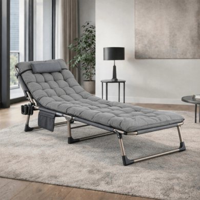 Складной шезлонг Mebel Elit SATURN Серый ME.SATURN/P/T/LOZ фото - 11