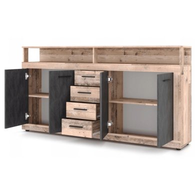 Комод Mebel Elit BLAGO Необработанный дуб W.LUNA/OSL/MA/KOM4D4S фото - 3