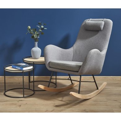 Кресло-качалка мягкое Halmar Botas Серый - 10 Кресло-качалка мягкое Halmar Botas Серый V-CH-BOTAS-FOT фото - 10