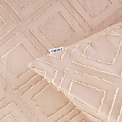 Комплект постільної білизни Homla FAIMES 200x220 см Бежевий 213403 фото - 3