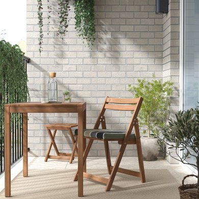 IKEA Складаний садовий стілець NAMMARO Дерево (ИКЕА НАММАРО) 29535172 фото - 2