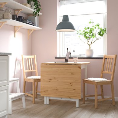 IKEA Розкладний обідній стіл PINNTORP Сосна (ИКЕА ПИНТОРП) 70529465 фото - 6