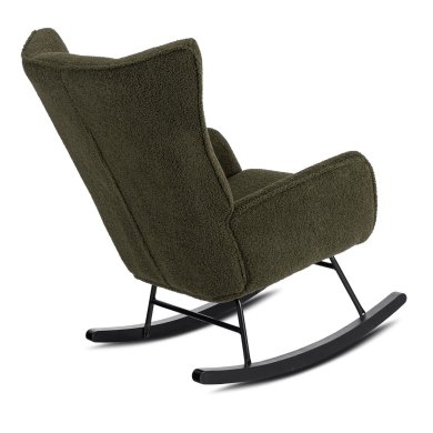 Кресло-качалка мягкое Mebel Elit JACKSON Boucle Зеленый ME.JACKSON/Z/CZ/TB/FW фото - 4