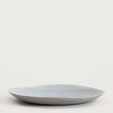 Обеденная тарелка Homla VOLANTIS 28 см Серый 242886 фото - 3