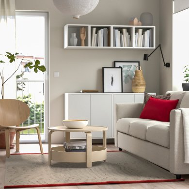 IKEA Ковер UNDERVISNING 170х240 см Кремовый (ИКЕА ПОДВИДЕНИЕ) 50560065 фото - 4