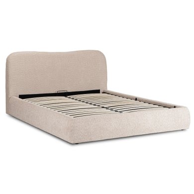 Кровать Mebel Elit BRISTOL Boucle 160x200 см Бежевый ME.BRISTOL/160/BZ/TB/LOZZPOJ фото - 3