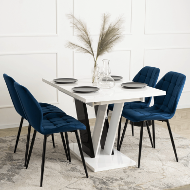 Обідній стілець Mebel Elit LUCKY Welur Синій ME.LUCKY/GR/V/K фото - 7