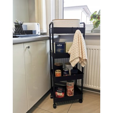 Візок складаний з ручкою Kontrast Чорний 6.02.20035 фото - 11