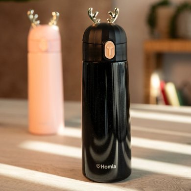 Термос Homla GATTO Renifer 330 мл Графитовый - 6 Термос Homla GATTO Renifer 330 мл Графитовый 219082 фото - 6