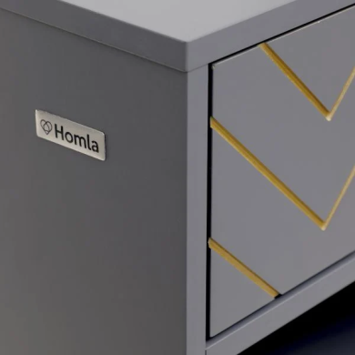 Комод Homla BODO 80x40x95 см | Графит / Золотой 214198 фото - 5