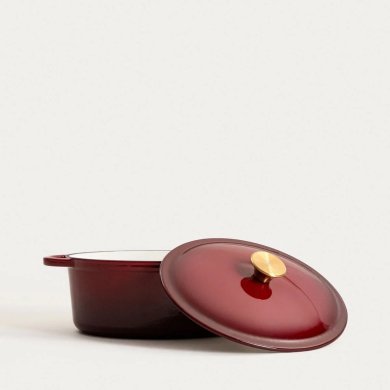 Каструля з кришкою Homla ANDREAS 4,5 л Бордовий 244319 фото - 2