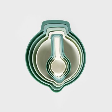 Набор мисок с мерными ложками Homla EASY COOK 8 шт Разноцветный 236090 фото - 8