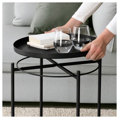 IKEA Журнальный стол GLADOM Черный (ИКЕА GLADOM) 50411990 фото - 12